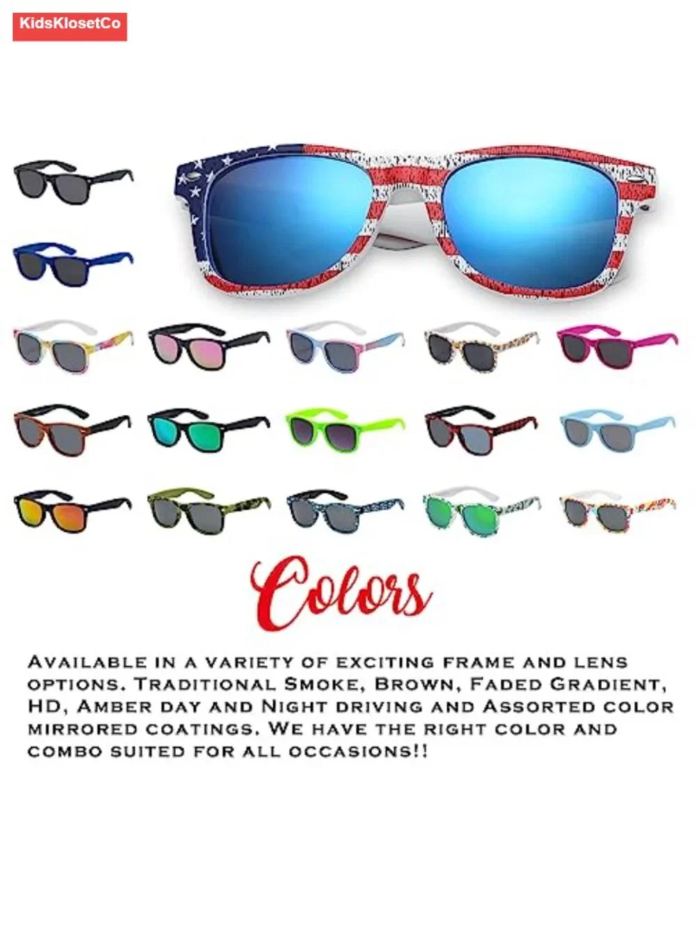 Toddler Polarized Sunglasses UV Protection Unbreakable with Case